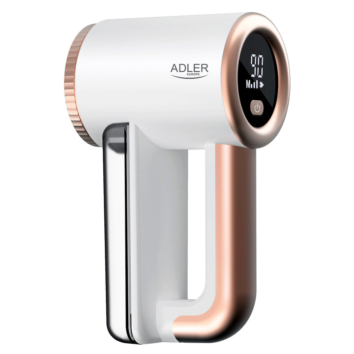 Adler Stoffrasierer, USB-Ladung, LCD-Display, 3-stufige Geschwindigkeit, Bürste, AD 9617