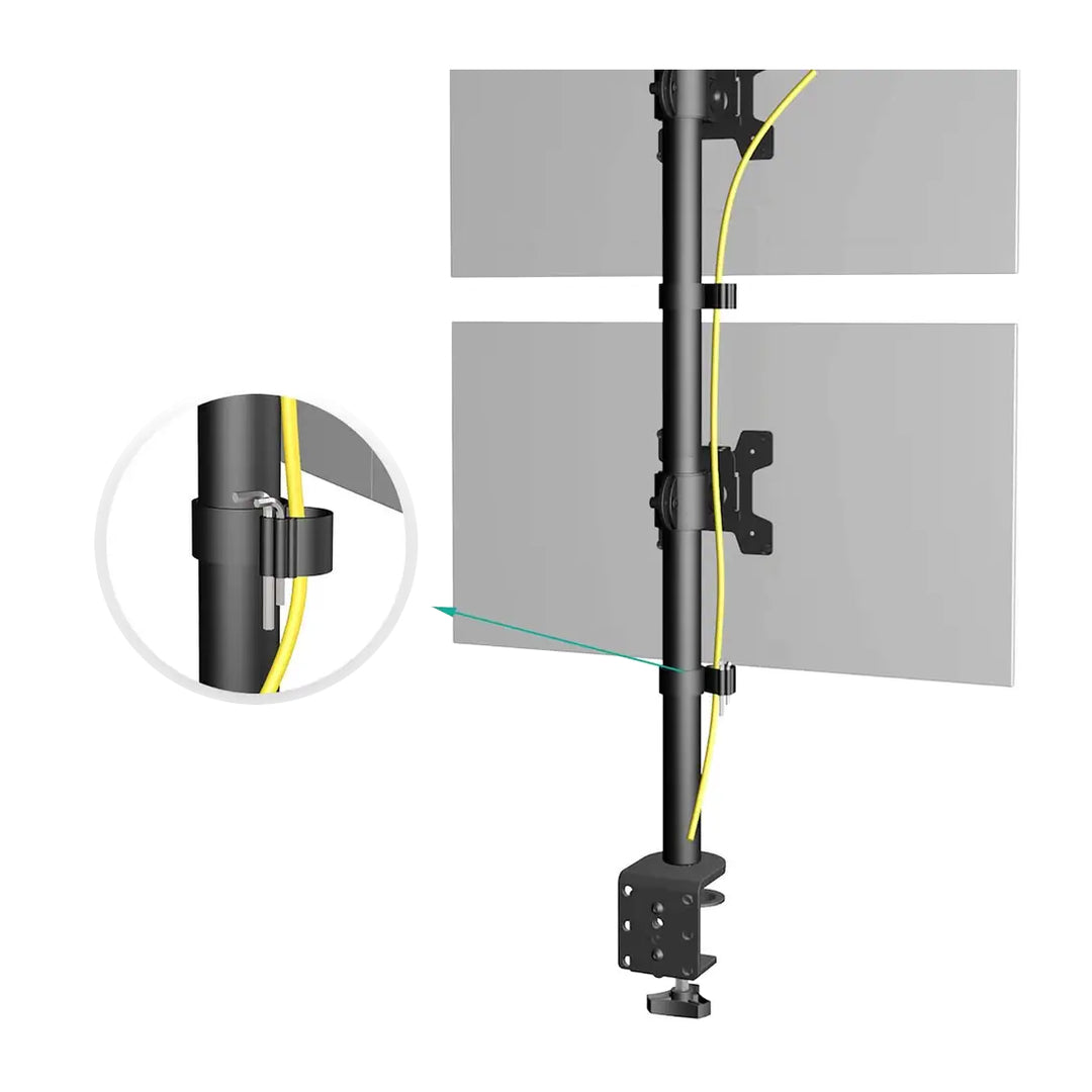 Monitorhalterung Maclean, max. VESA 100x100, 13-27", 9 kg, MC-966