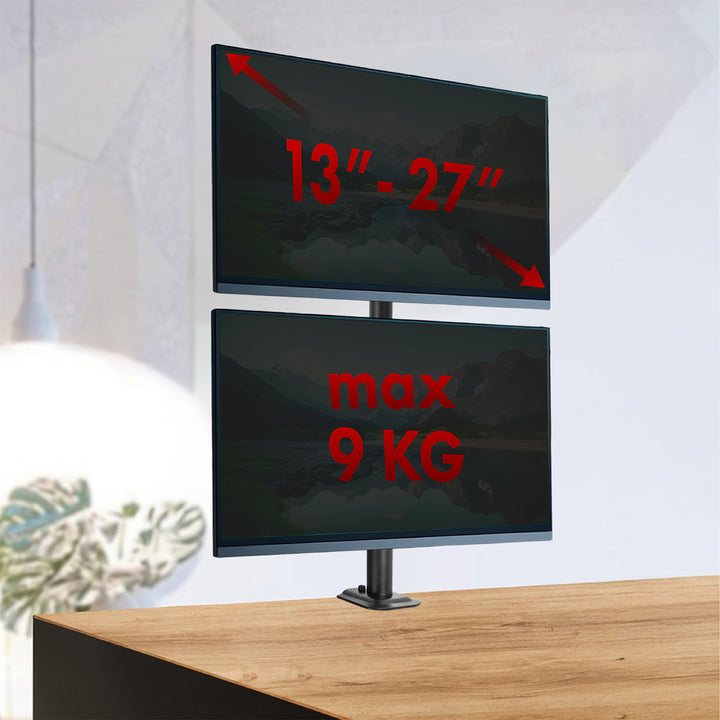 Monitorhalterung Maclean, max. VESA 100x100, 13-27", 9 kg, MC-966
