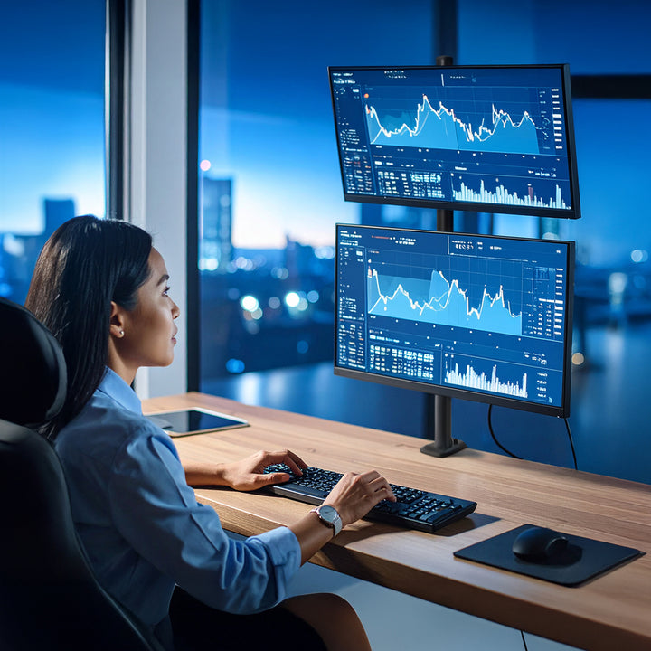 Monitorhalterung Maclean, max. VESA 100x100, 13-27", 9 kg, MC-966