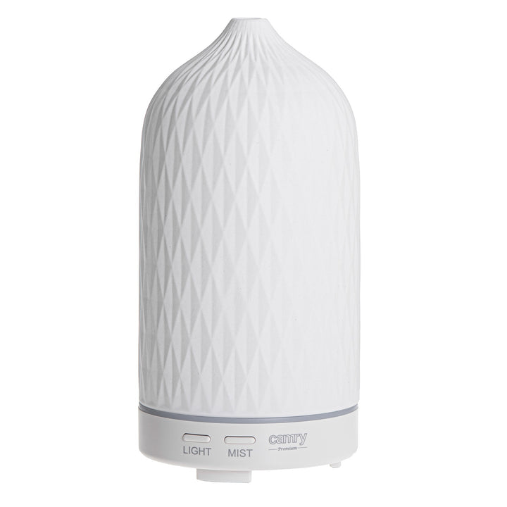 Camry CR 7970 Ultraschall-Aromadiffusor 3in1, 3 Funktionen: Aromatherapie, Schonende Befeuchtung, Stimmungslampen,Ultraschallfrequenz: 2,4MHz, Fassungsvermögen: 100ml, Befeuchtungsleistung: 20-30ml/h