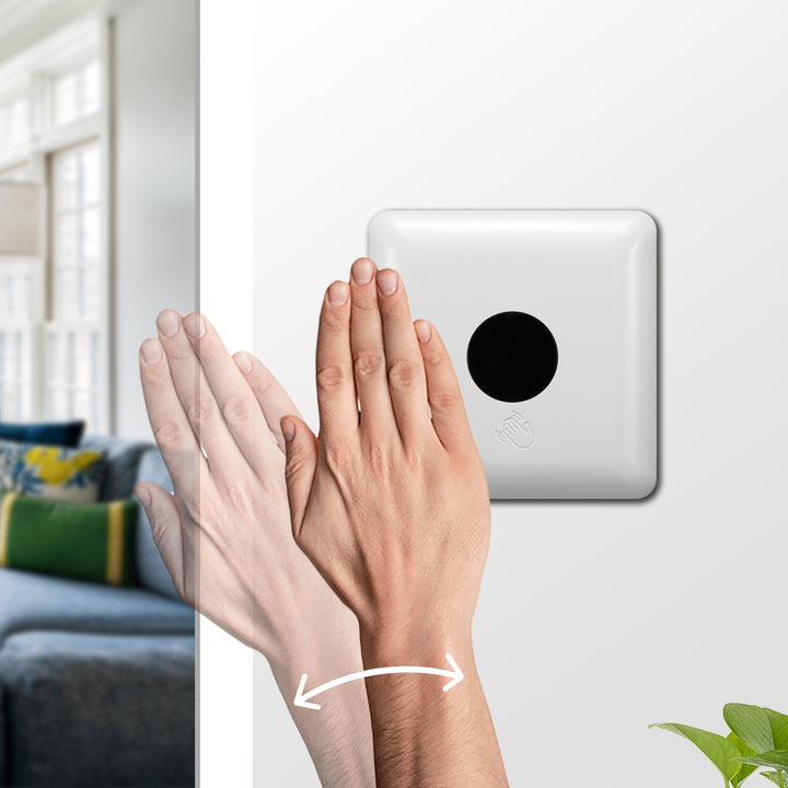 Maclean PIR-Sensor mit kurzer Reichweite, Reichweite 5-6cm, Unterputzdose, max. Belastung 1200W, MCE313 W