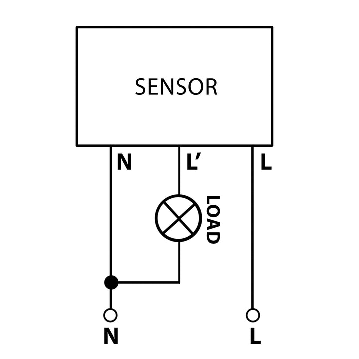 Maclean PIR-Sensor mit kurzer Reichweite, Reichweite 5-6cm, Unterputzdose, max. Belastung 1200W, MCE313 W