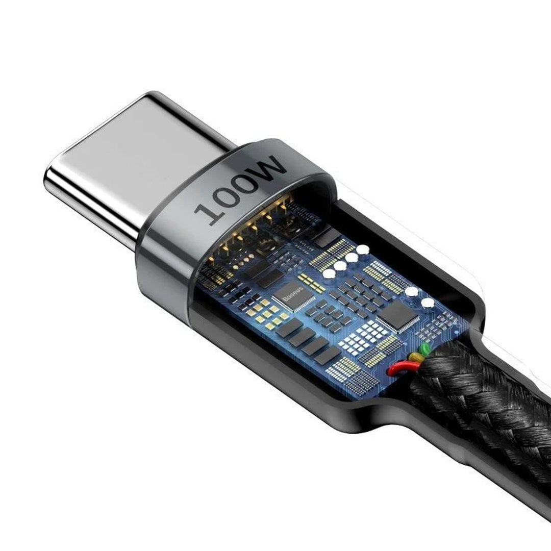 USB-C PD 2.0 200cm Baseus Cafule CATKLF-ALG1 Quick Charge 3.0 5A Kabel mit 100W Schnellladeunterstützung