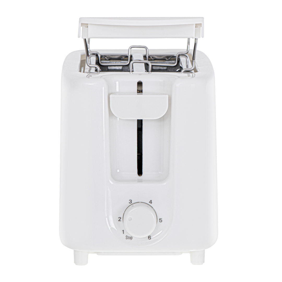 Adler Toaster, 6 Regelstufen, Brötchenrost, 900W, weiß, AD 3223