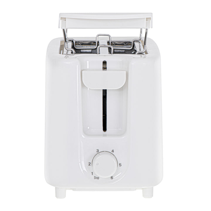 Adler Toaster, 6 Regelstufen, Brötchenrost, 900W, weiß, AD 3223