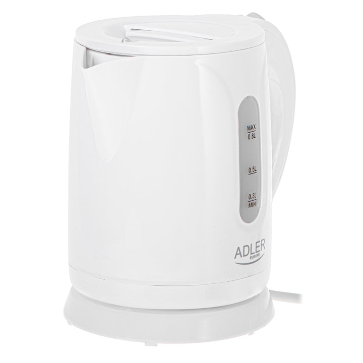 Adler kabelloser Wasserkocher, Fassungsvermögen 0,8 l, Leistung 850 W, AD1371