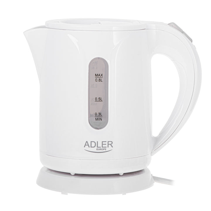 Adler kabelloser Wasserkocher, Fassungsvermögen 0,8 l, Leistung 850 W, AD1371
