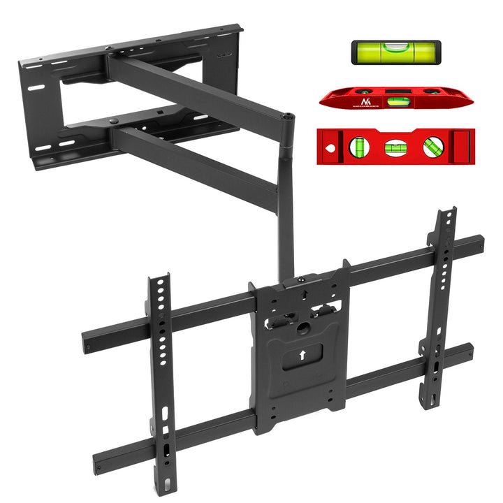 Maclean TV-Halterung, max VESA 600x400, 37-80", 45kg, langer Arm 915mm, MC-985