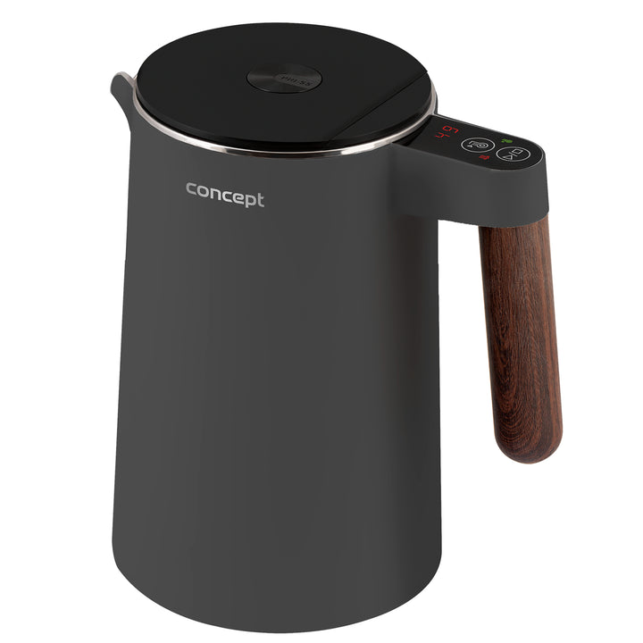Konzept Norwood RK3305 Edelstahl-Wasserkocher Temperaturregelung Warmhalten 1.5L 1850-2200W Dunkelgrau