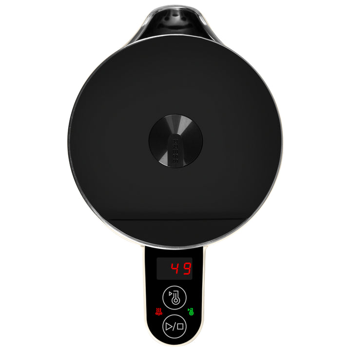 Konzept Norwood RK3305 Edelstahl-Wasserkocher Temperaturregelung Warmhalten 1.5L 1850-2200W Dunkelgrau