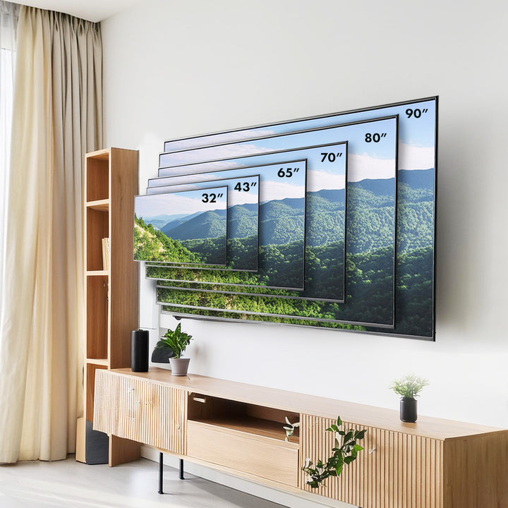 Maclean TV-Halterung, max VESA 600x400, 32-90", 80kg, Neigungsverstellung +15°~-15°, MC-421