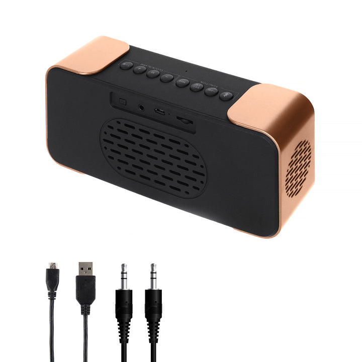 Adler AD 1190 Copper kabelloser Radiowecker mit LED-Display und Bluetooth-Funktion