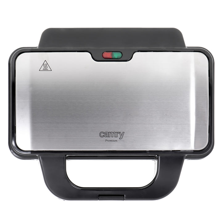 Camry Sandwichtoaster, für 2 Sandwiches, maximale Leistung 1300 W, Antihaftbeschichtung, CR 3054