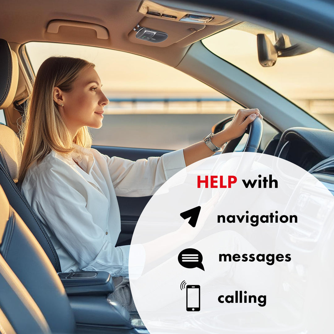 Bluetooth 5.0-Freisprecheinrichtung Audiocore AC480 A2DP, 2-W-Lautsprecher, Google, Siri