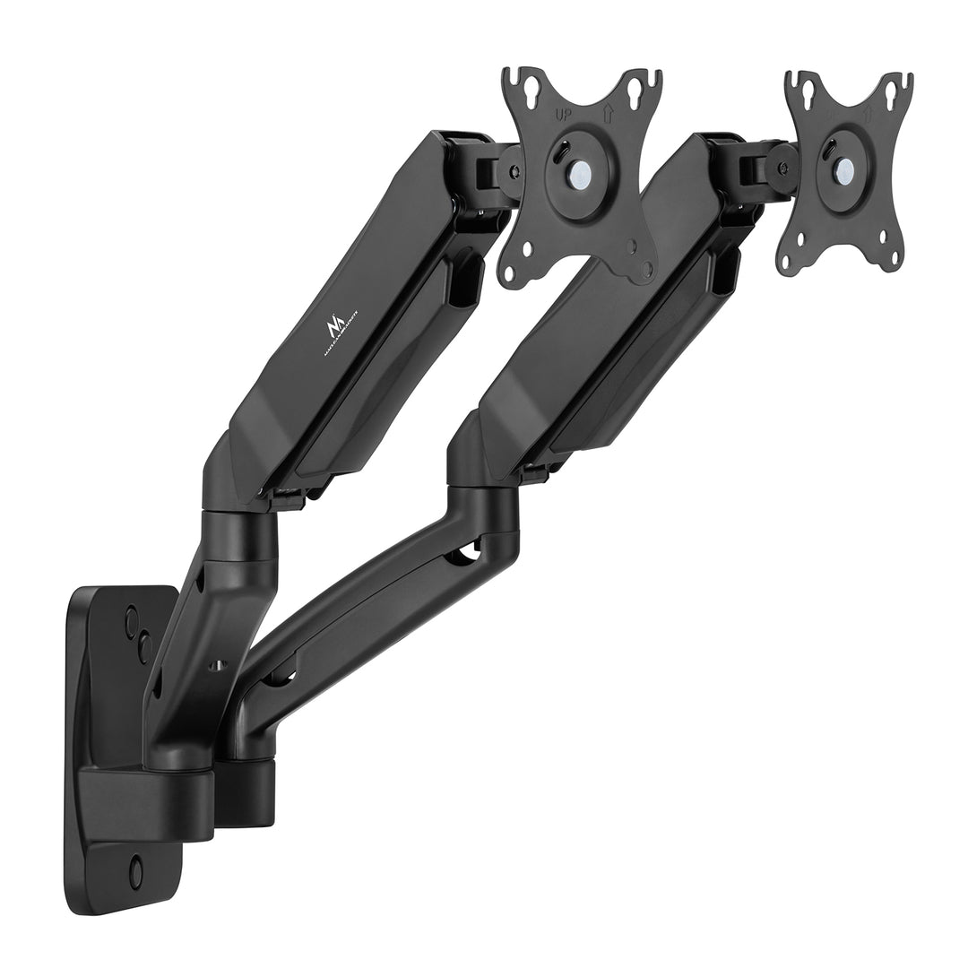 Wandhalterung für zwei Monitore, 17-32'', 9kg max, mechanische Feder, MC-988
