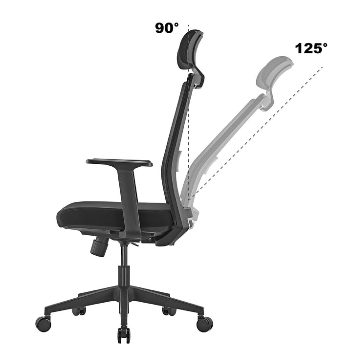 Ergonomischer Premium-Bürostuhl mit hoher Rückenlehne Ergo Office, max 150kg, ER-425