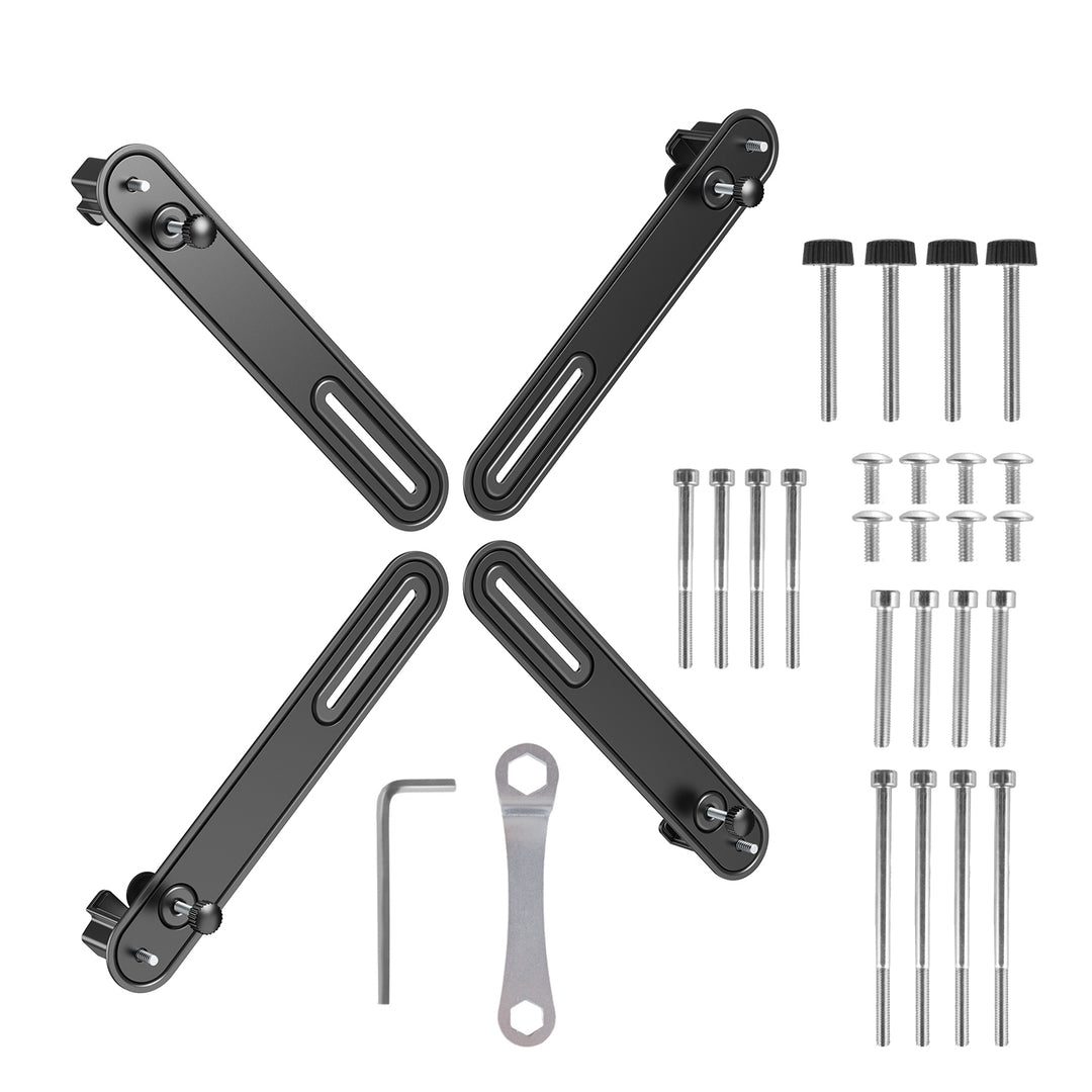 VESA Adapter für Bildschirme ohne Löcher im VESA-Standard Maclean, schwarz, 17"-32", 10kg max, MC-990