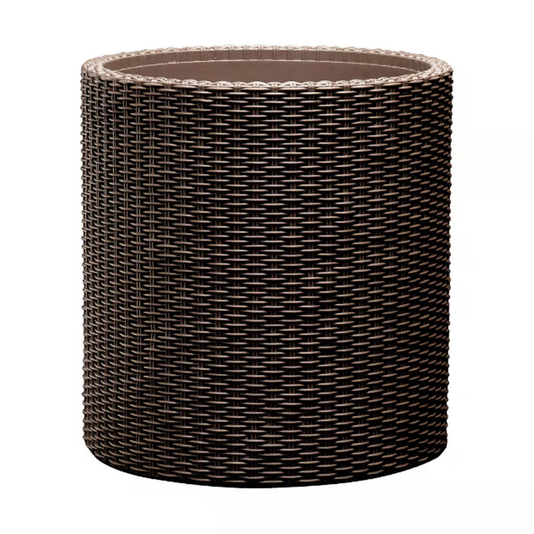 Keter Blumentopf, rund, Durchmesser 36 cm, Bronze, Cylinder Planter M