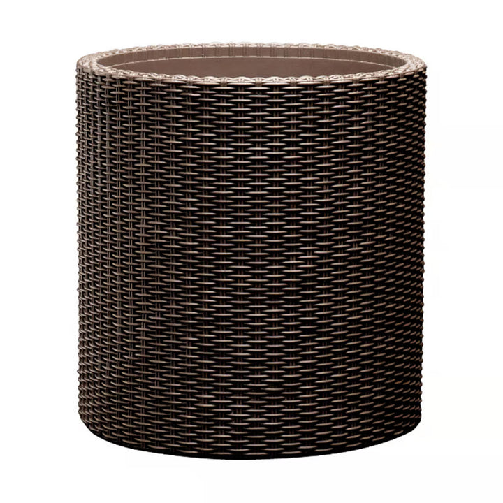 Keter Blumentopf, rund, Durchmesser 36 cm, Bronze, Cylinder Planter M