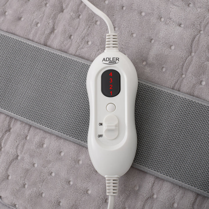Adler Lendenheizgürtel, 4 Temperaturstufen, Leistung 100W, LCD-Fernbedienung, AD 7437