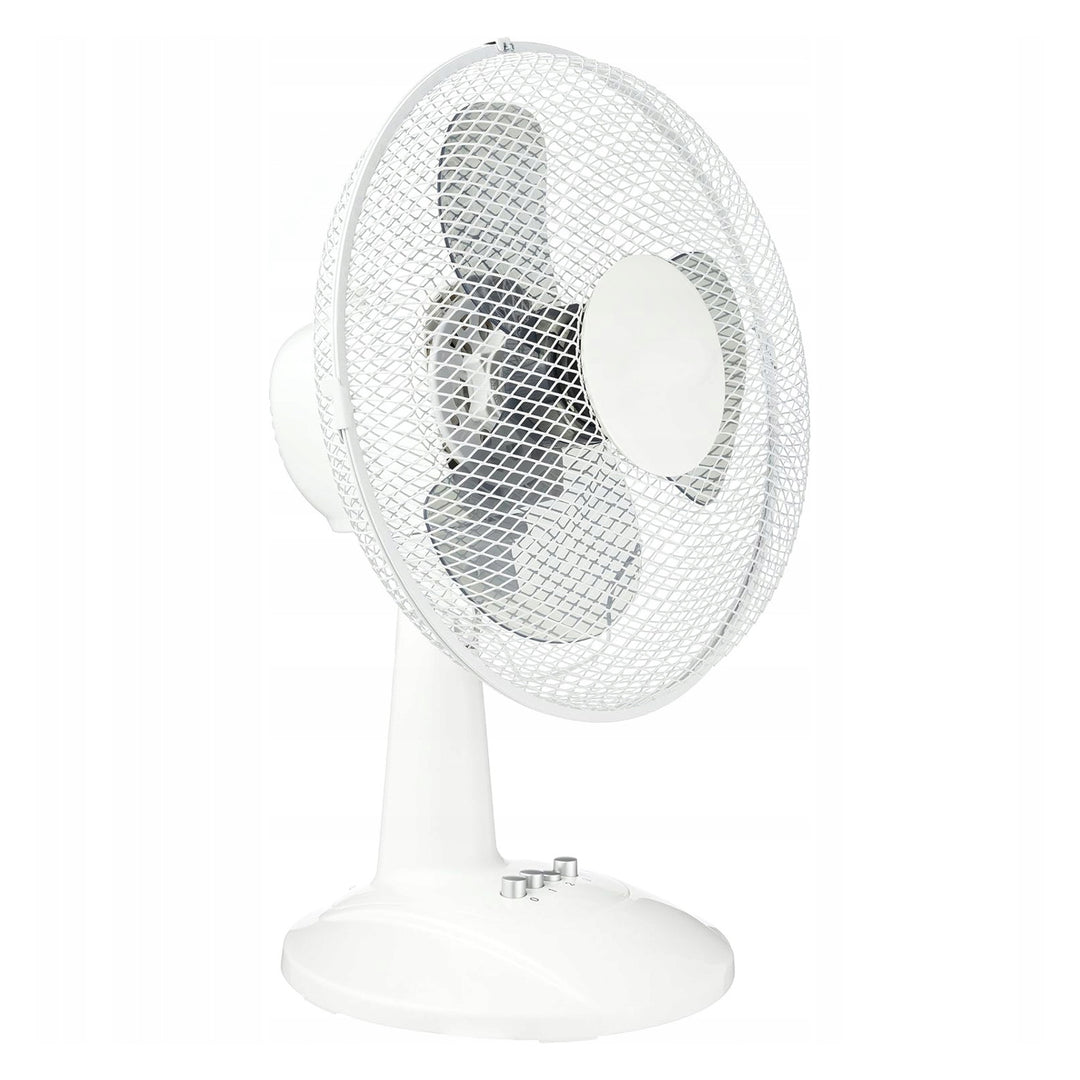 LTC Tischventilator, oszillierend, winkelverstellbar, 38W, weiß, LXWT20