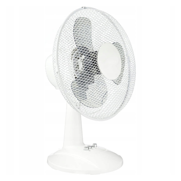 LTC Tischventilator, oszillierend, winkelverstellbar, 38W, weiß, LXWT20