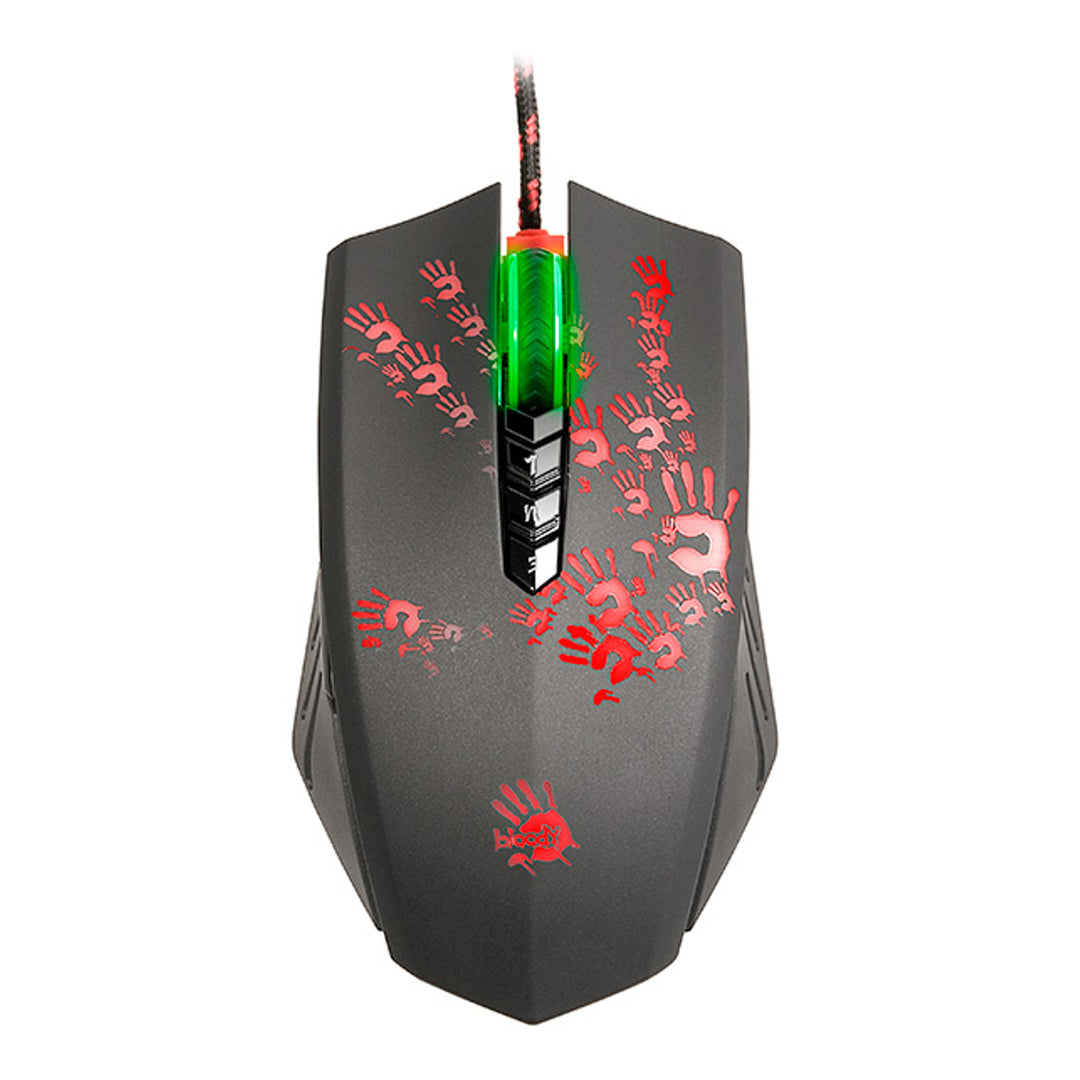 Gaming-Maus A4TECH, 6200 DPI, RGB-Hintergrundbeleuchtung, BLOODY Blazing A60 (Aktiviert)