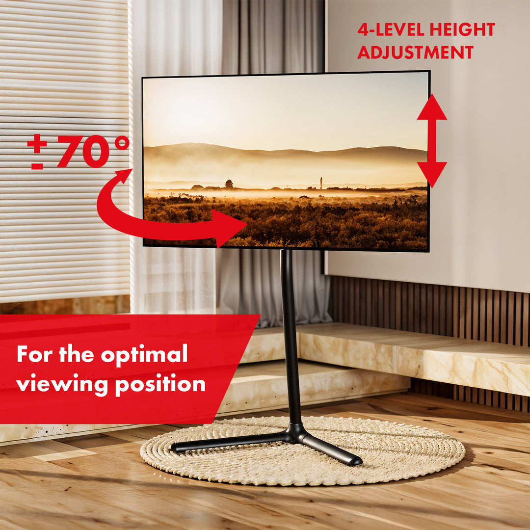 Maclean Bodenhalterung für TV, 32-70", max. VESA 400x400, max. 40kg, MC-494