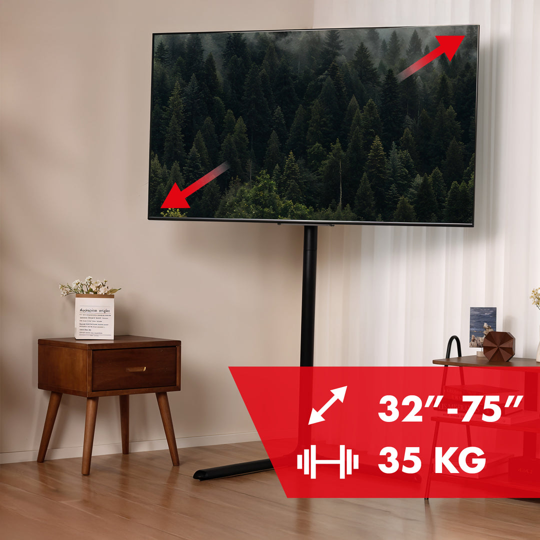 Maclean Bodenhalterung für TV, 32-70", max. VESA 400x400, max. 40kg, MC-494