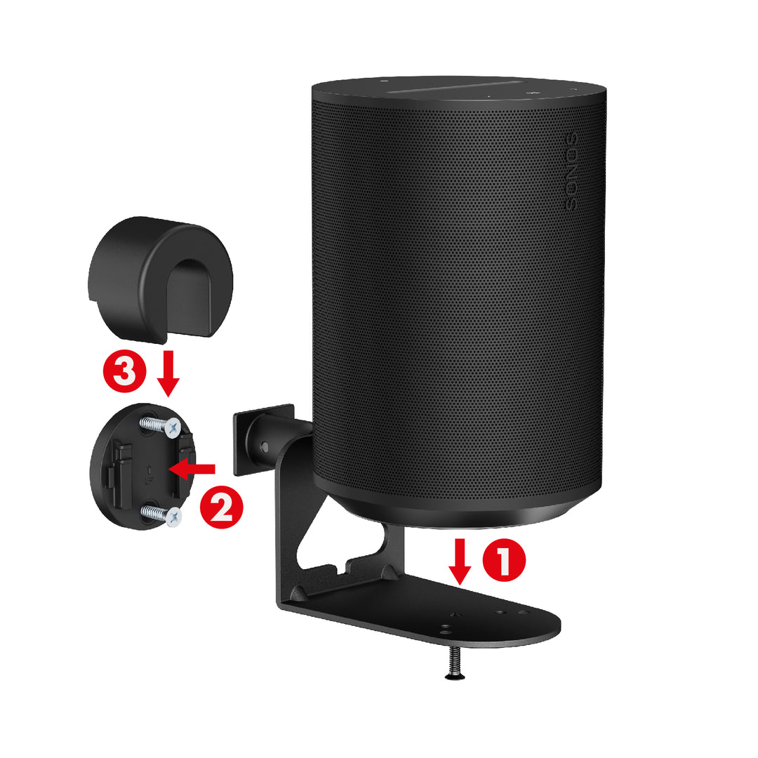 Wandhalterung für Sonos Maclean Lautsprecher, Sonos Era 100 & 300, MC-495 2 Stück