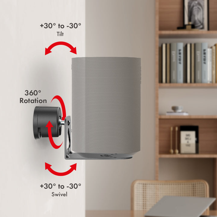 Wandhalterung für Sonos Maclean Lautsprecher, Sonos Era 100 & 300, MC-495 2 Stück