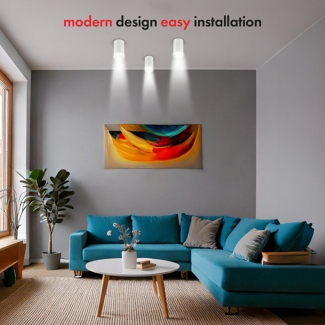 Maclean Anbauleuchte /  Spot, rund, Aluminium, GU10, 55x105mm, weiß, MCE361 W
