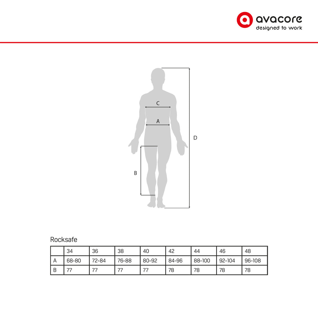 Avacore Hose, Stretch, Damen, Größe 46, Rocksafe Arbeitshose