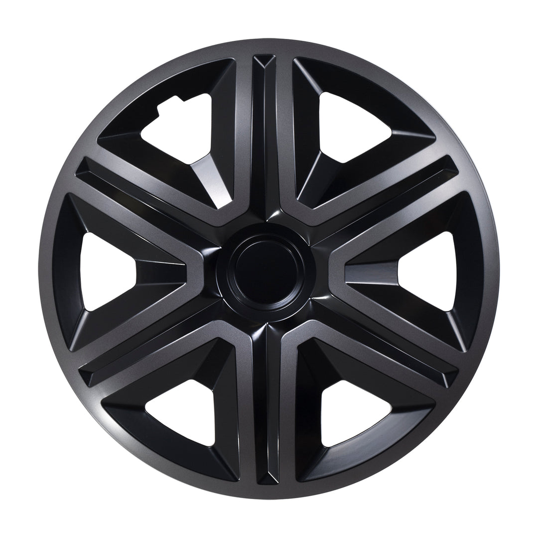 NRM Action 15" Universal Radkappe Doublecolor graphit schwarz 1 Stück