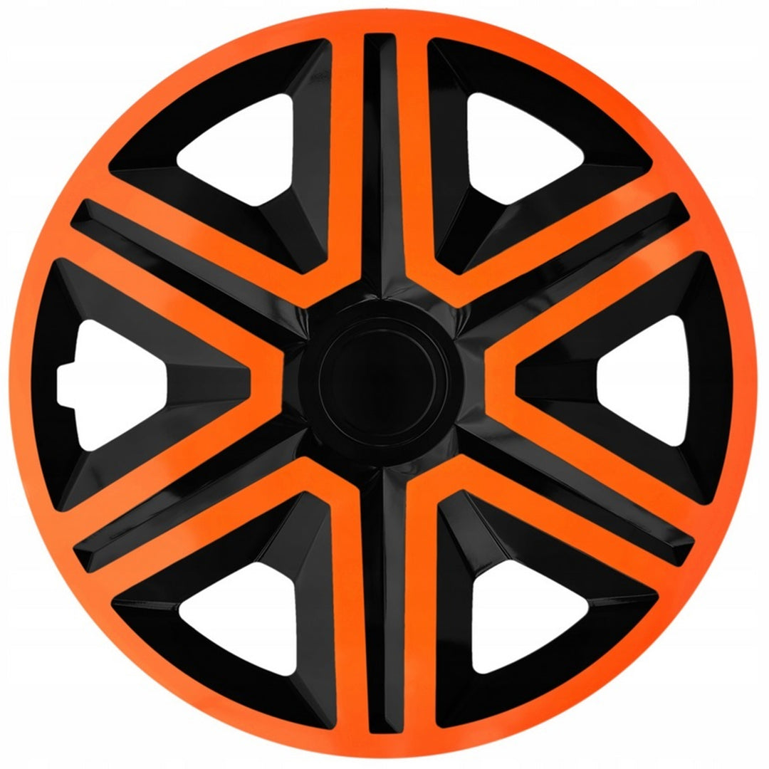 NRM Action Doublecolor orange/schwarz 15" Universal Radkappe 1 Stück