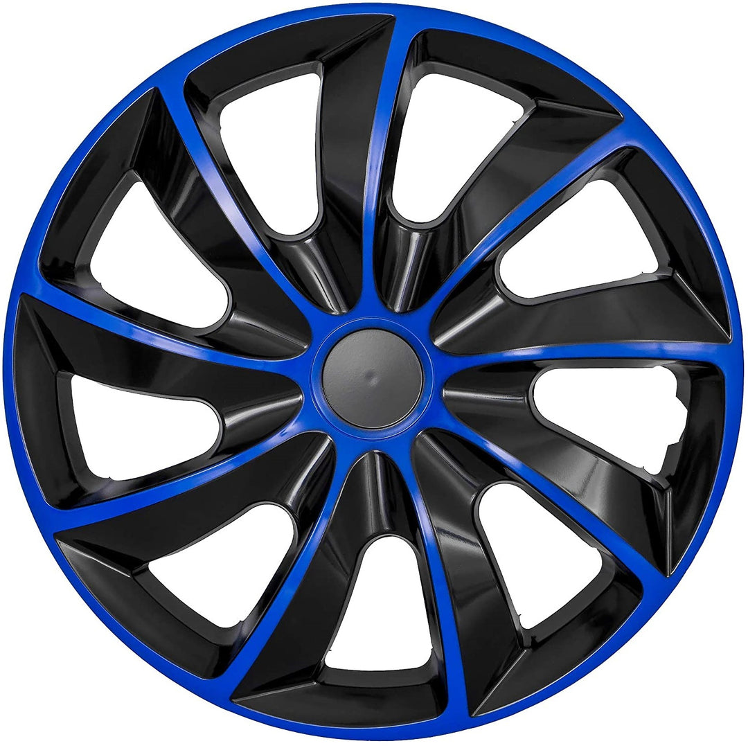Universal Radkappe 15" NRM Quad Bicolor schwarz/blau 1 Stück