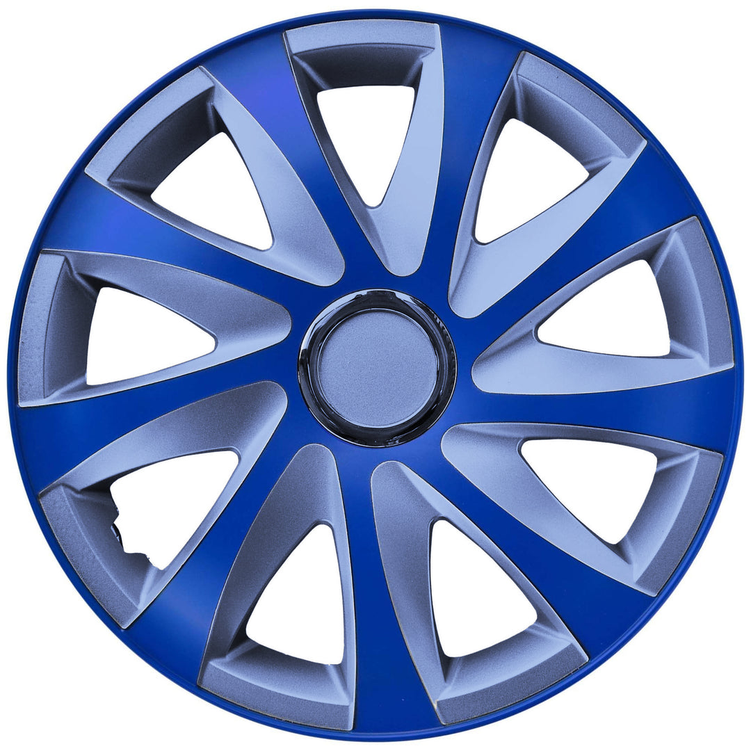 NRM Drift Extra 15" Universal Radkappe blau/silber 1 Stück