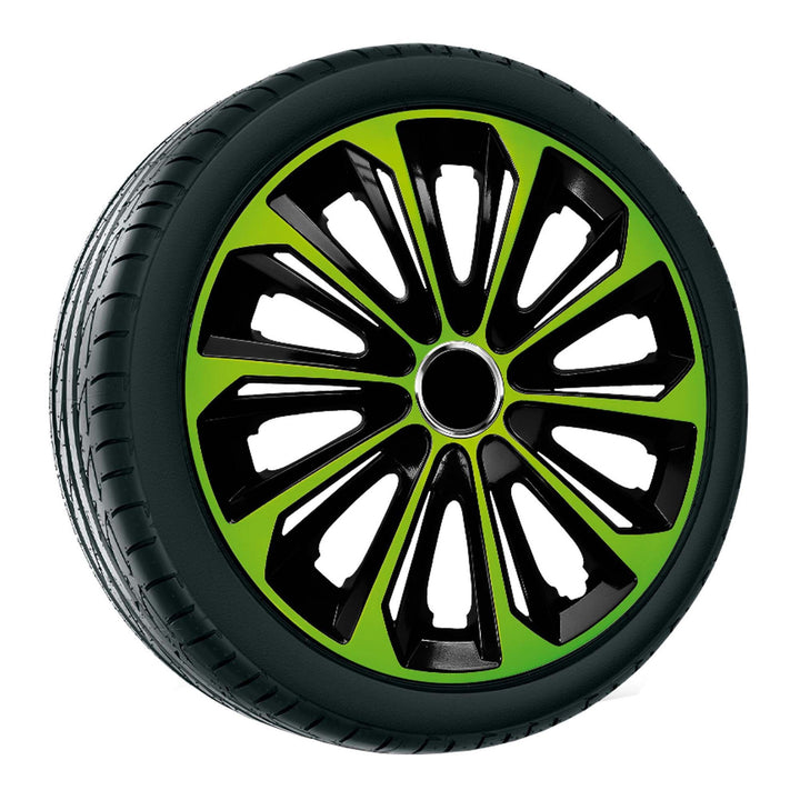 Universalradkappe 14" NRM Extra Strong grün/schwarz 1 Stück