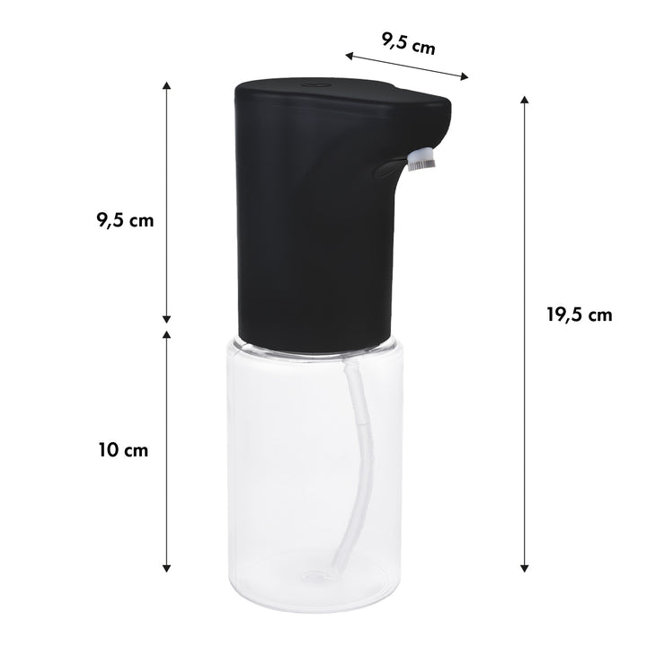 Promedix automatischer Seifenspender für Flüssigseifen, Desinfektionsflüssigkeiten, 300ml, 4xAA, schwarz, PR-540 B