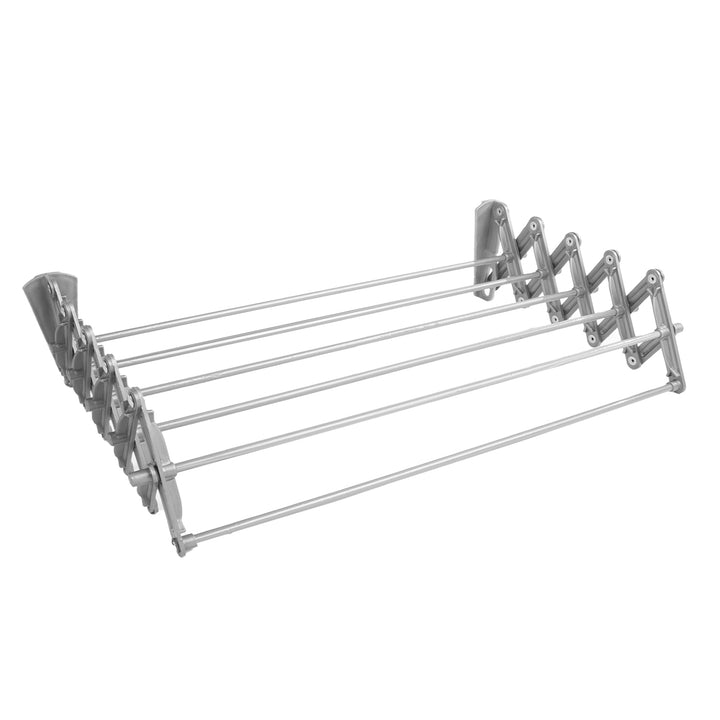 ABJ Wäschetrockner, wandmontiert, klappbar, grau, 70 cm