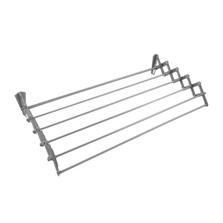 ABJ Wäschetrockner, wandmontiert, klappbar, grau 90 cm