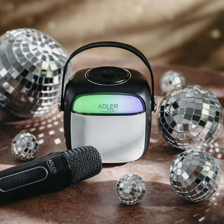 Drahtloser Lautsprecher Adler, mit Mikrofon, für Karaoke, Bluetooth, AD 1199 B