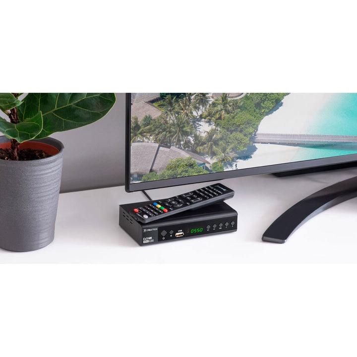 DVB-T2-Tuner mit H.265-HEVC-Decoder KrugerMatz KM0550D, EPG, PVR, Timeshift
