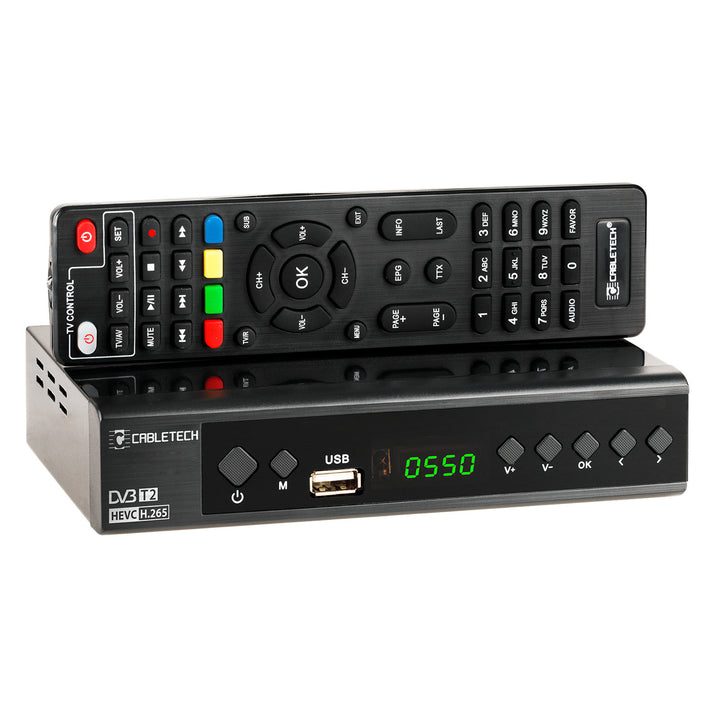 DVB-T2-Tuner mit H.265-HEVC-Decoder KrugerMatz KM0550D, EPG, PVR, Timeshift