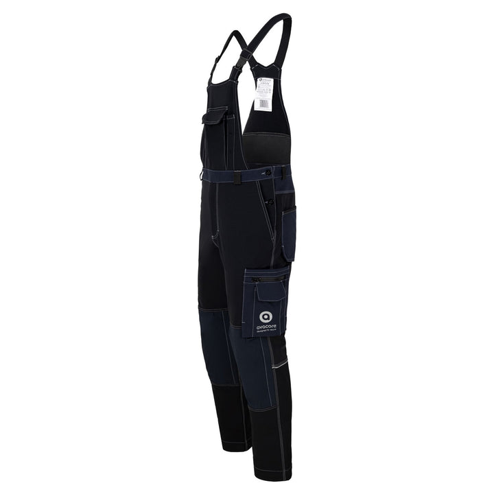 Avacore Latzhose, Stretch, Cordura, schwarz und marineblau, Größe 58, Avaflex