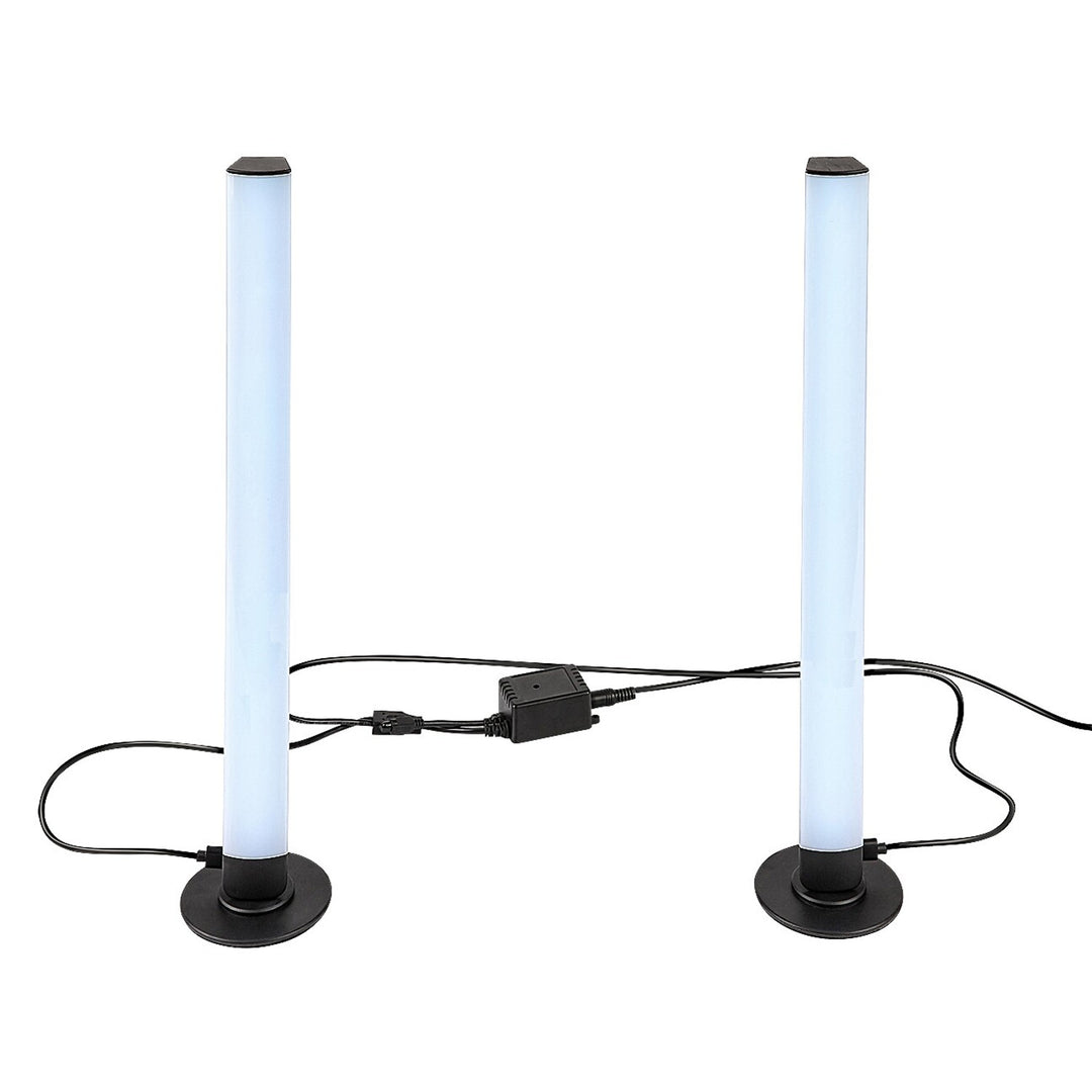 Rabalux Stehleuchte, Stehleuchte, 5W LED, RGB, schwarz, Paco