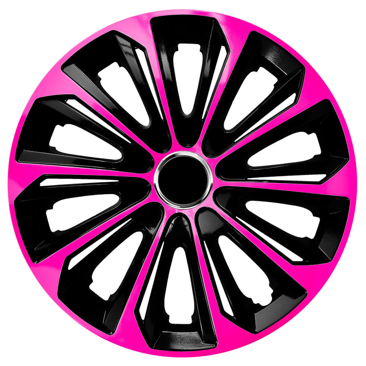 Universal Radkappe 15'' NRM Extra Strong rosa/schwarz 1 Stück