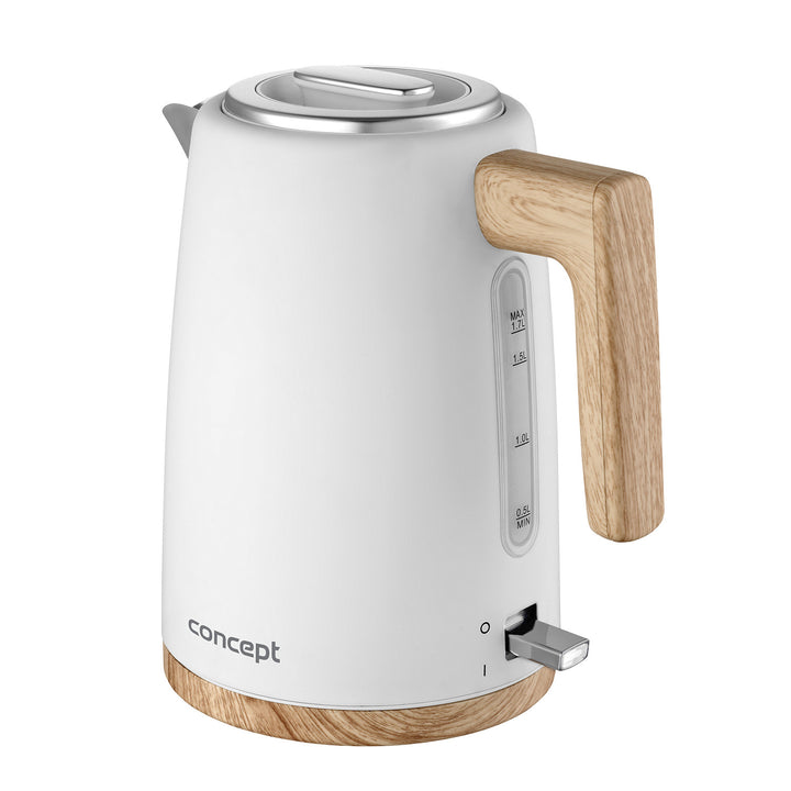 Concept elektrischer Wasserkocher, 2200W, 1,7l, weiß, RK3315