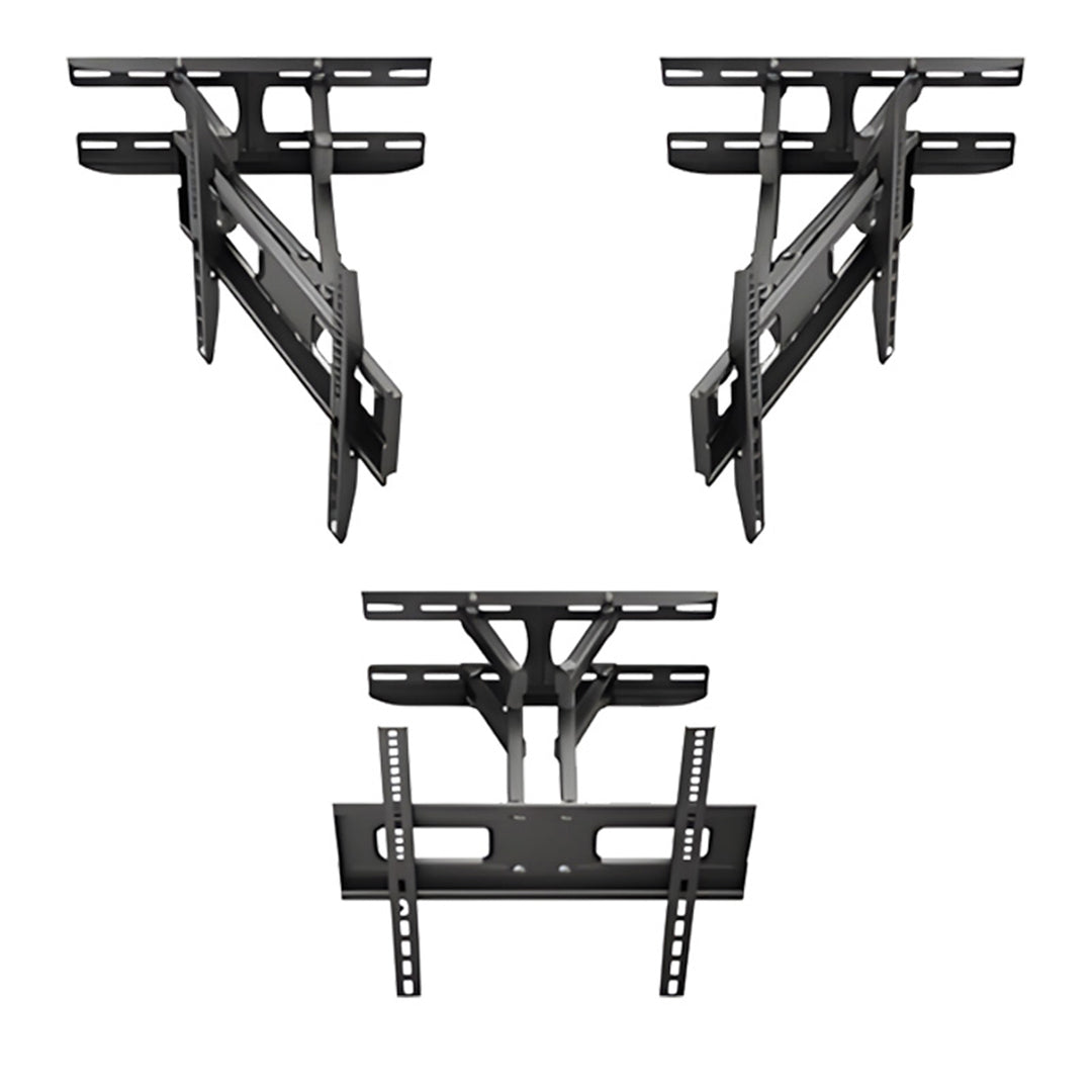 Maclean TV-Halterung, max VESA 400x400, 32-75", 50kg, horizontale und vertikale Winkelverstellung, Wandabstand 80-380mm, schwarz, MC-788